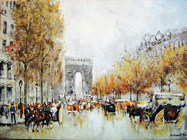 alte Picturi Les champs elysees