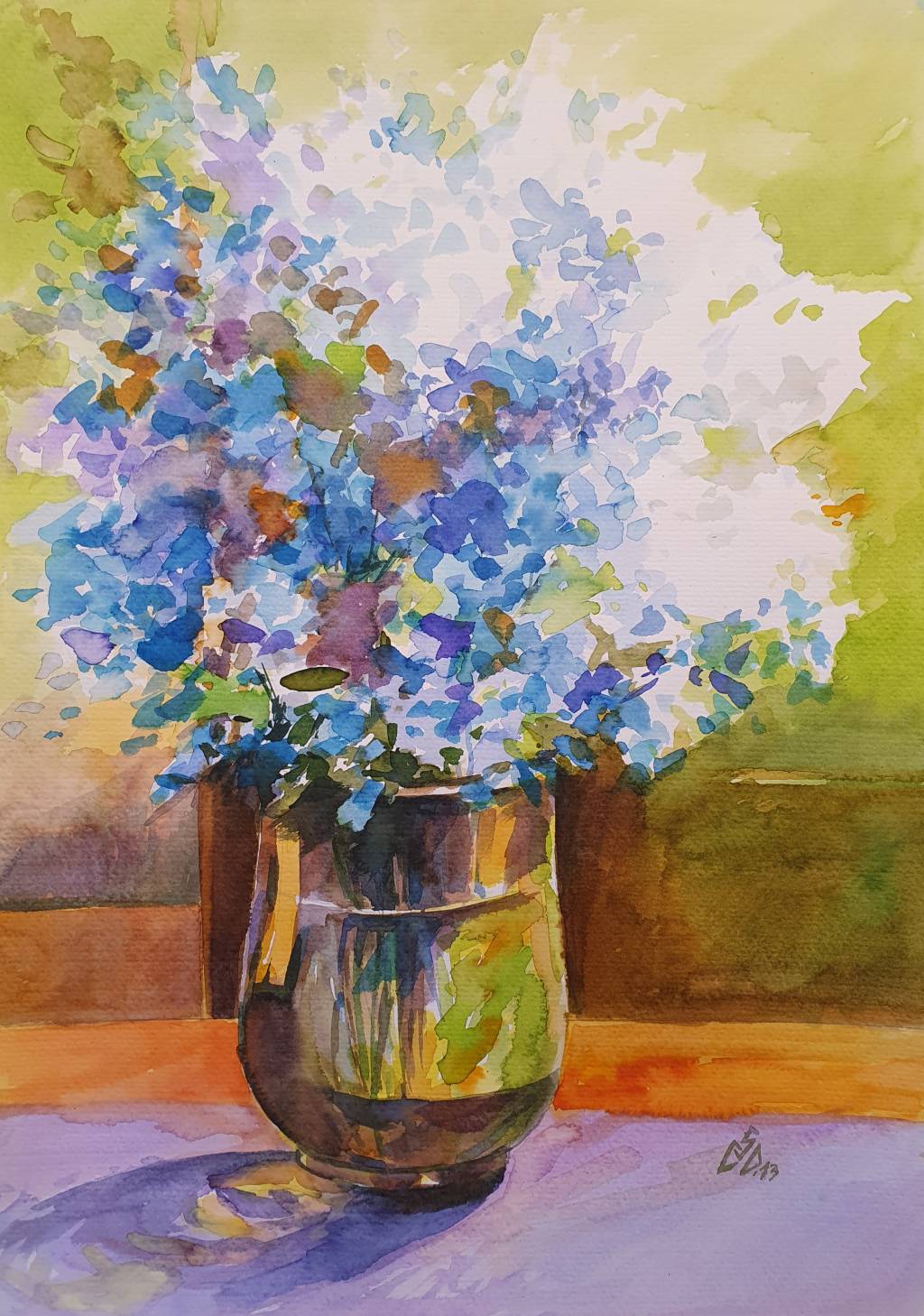 Picturi cu flori Hydrangeas15