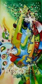 Picturi abstracte/ moderne Masca africana