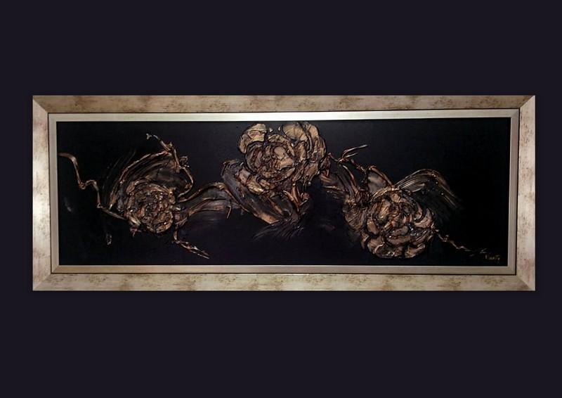 Picturi abstracte/ moderne GOLD ROSES 5