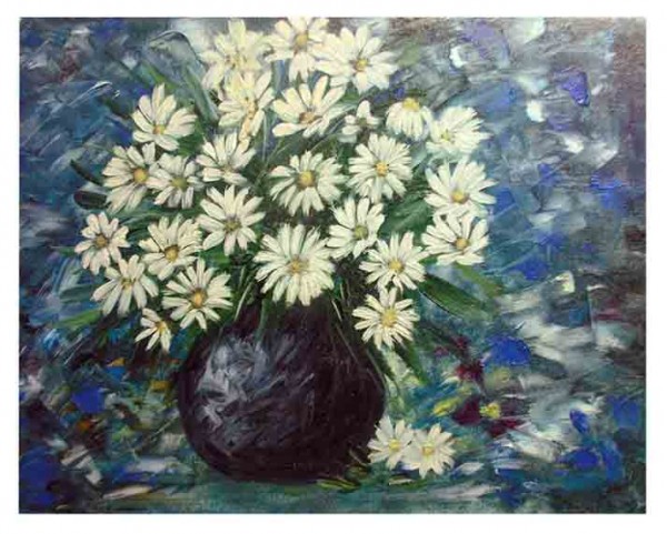 Picturi cu flori Buchet de margarete