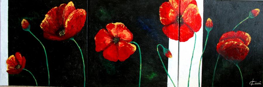 Picturi cu flori Poppies Deco