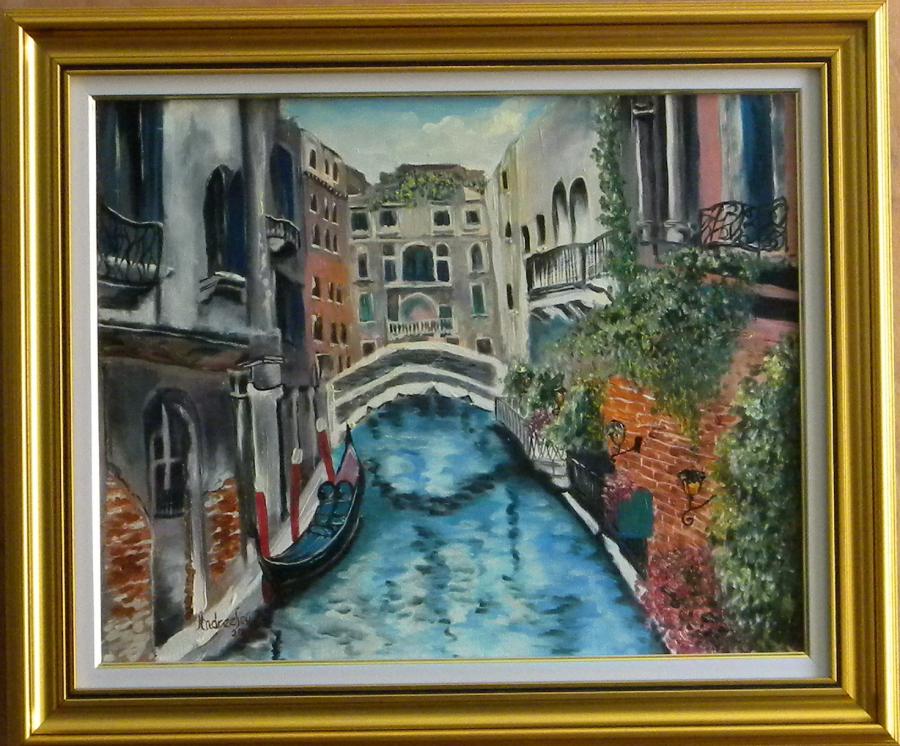 Picturi cu peisaje Canal venetian