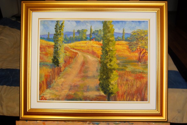 Picturi cu peisaje Tuscany landscape