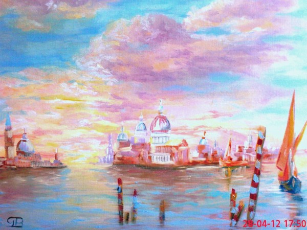 Picturi cu peisaje Venice lagoon