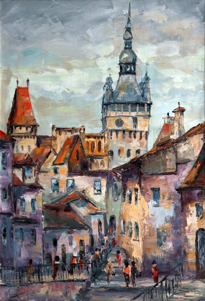 Picturi cu peisaje Sighisoara