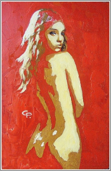 Picturi cu potrete/nuduri Red nude