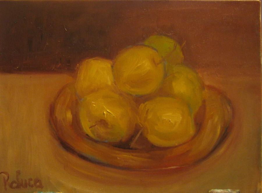 Picturi de vara Yellow apples