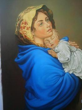 Picturi religioase maria cu pruncu 2