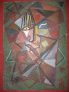 Picturi abstracte/ moderne Autoportret cubist 3