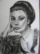 Picturi alb negru Sophia loren