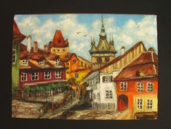 Picturi cu peisaje Sighisoara 5