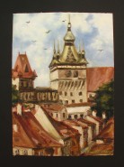 Picturi cu peisaje Sighisoara 7