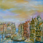 Picturi cu peisaje Panorama venezia