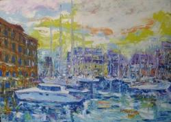 Picturi cu peisaje St KATHARINE DOCKS LONDON