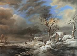 Picturi cu peisaje Winter Landscape