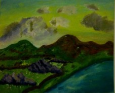 Picturi cu peisaje Arenig fawr 2