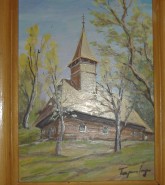 Picturi de vara Biserica veche maramures